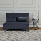 Canapé-lit en velours Cortez