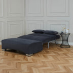 Canapé-lit en velours Cortez