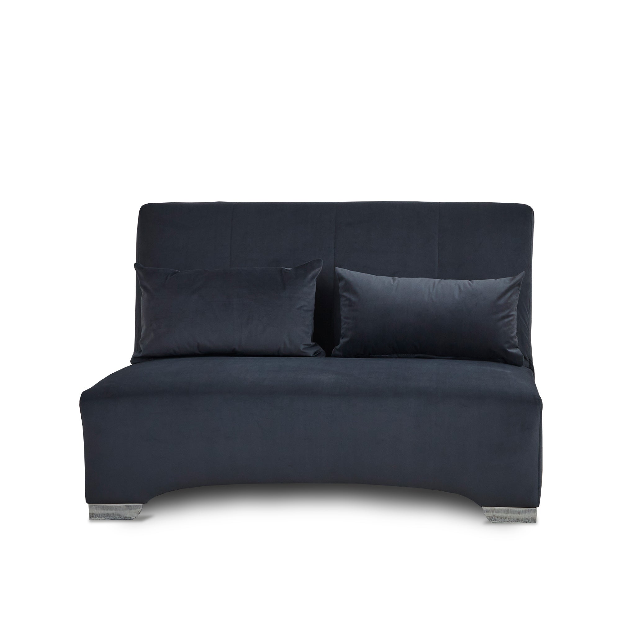 Canapé-lit en velours Cortez