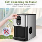 Costway 56 lbs/24 H Pepple Chewable Countertop Ice Maker with - See Details