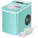 Countertop Ice Maker Machine, Ice Cube Ready in 6-8 Mins with Ice Scoop and Basket