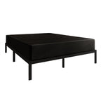 CraftPorch Upholstered Linen Metal Box Spring