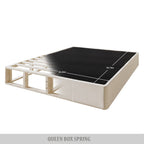 CraftPorch Solid Wood 8-Inch Box Spring Foundation with Wood Slats