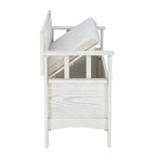 Dahlia Wood Flip Top Storage Entryway Bench