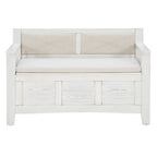 Dahlia Wood Flip Top Storage Entryway Bench