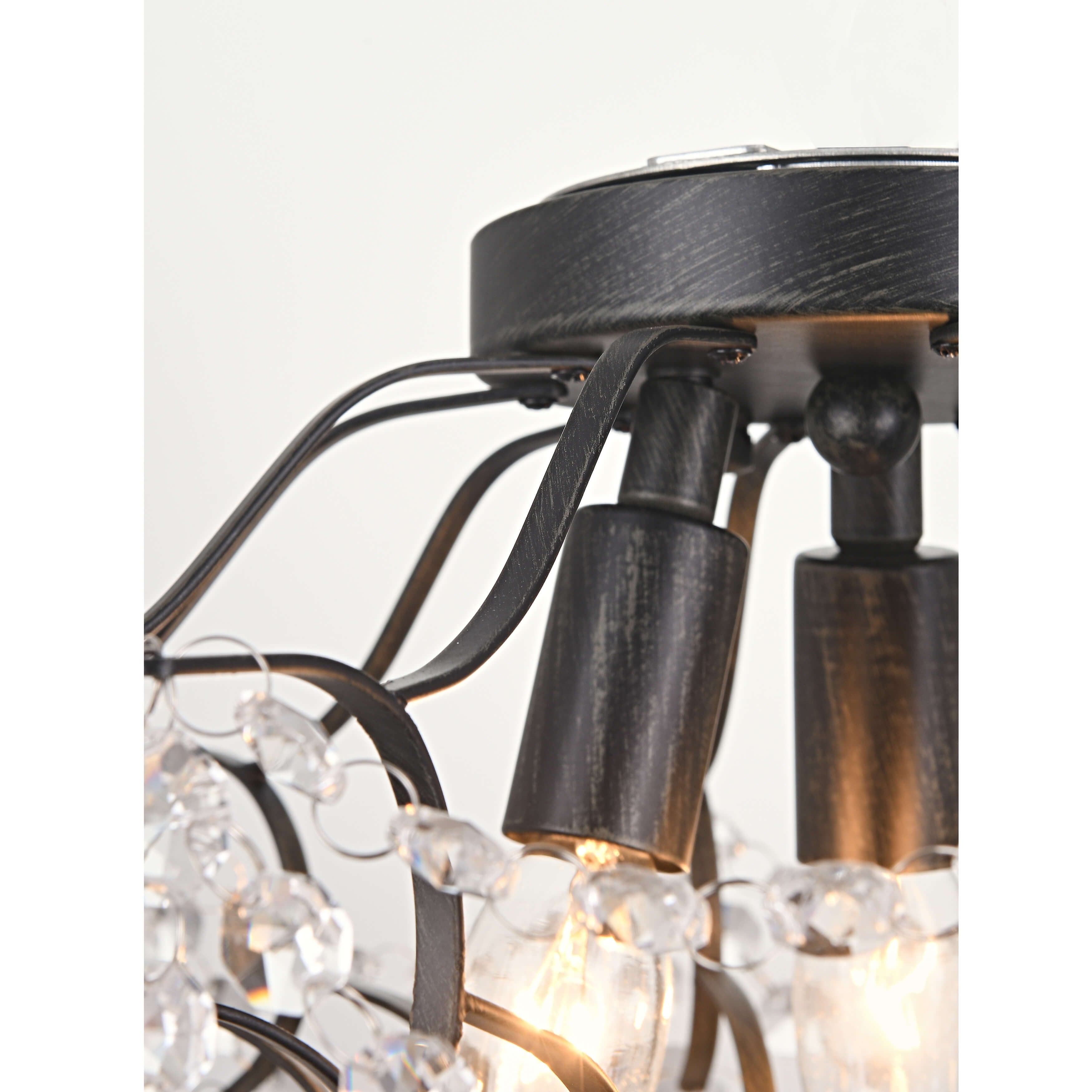 Dalia Elegant Indoor 3-light Crystal Flush Mount