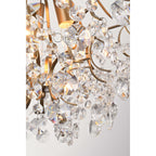 Dalia Elegant Indoor 3-light Crystal Flush Mount