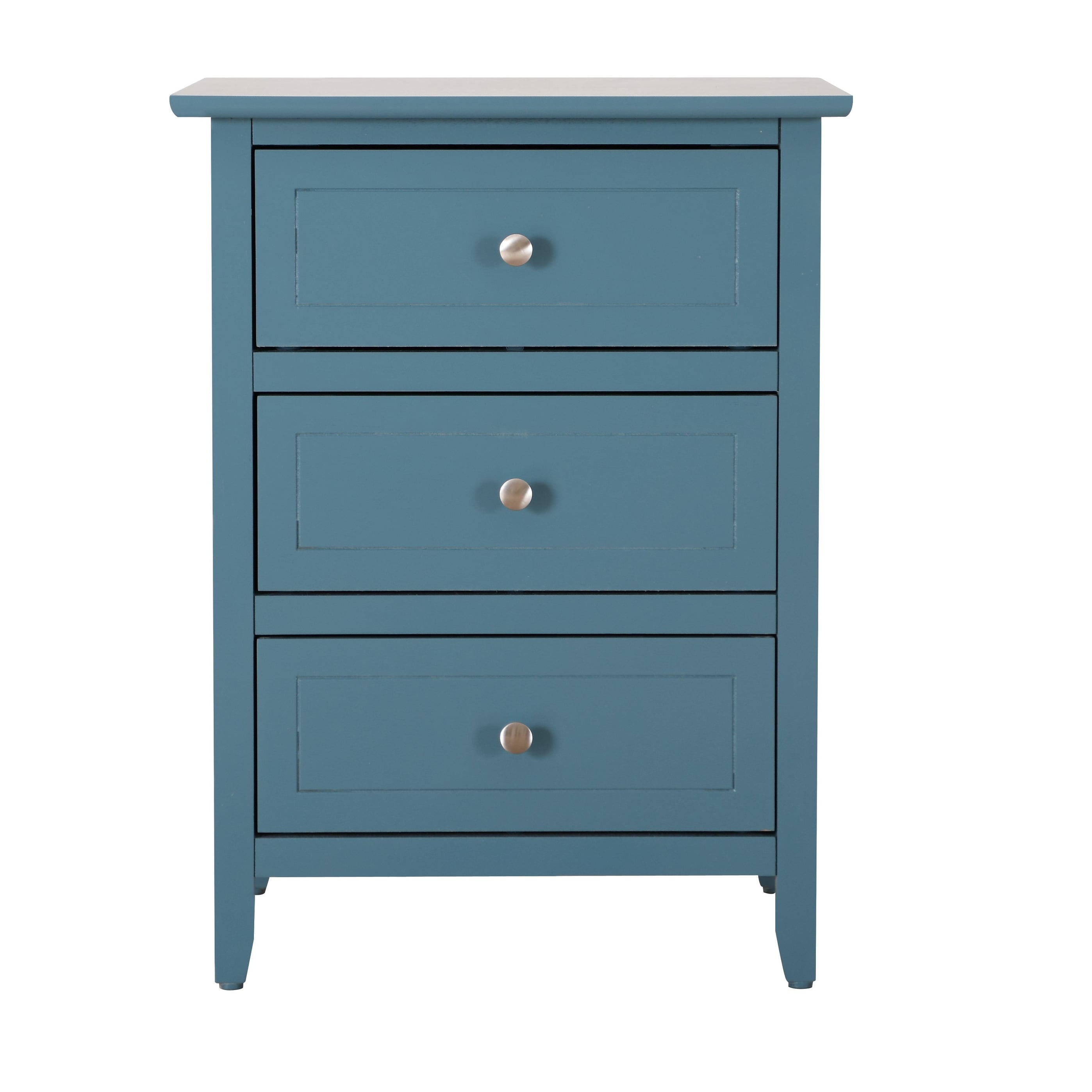 Daniel 3-drawer Transitional Wooden Nightstand