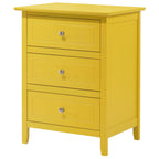 Daniel 3-drawer Transitional Wooden Nightstand