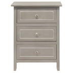 Daniel 3-drawer Transitional Wooden Nightstand