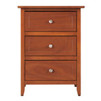 Daniel 3-drawer Transitional Wooden Nightstand