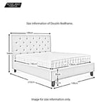 Cadre de lit coffre ottoman Francis Premier Velvet