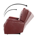Eduardo Genuine Leather Power Recliner with USB Port Set of 2