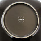 Elama Floral Accents 16 Piece Stoneware Dinnerware Set in Blue