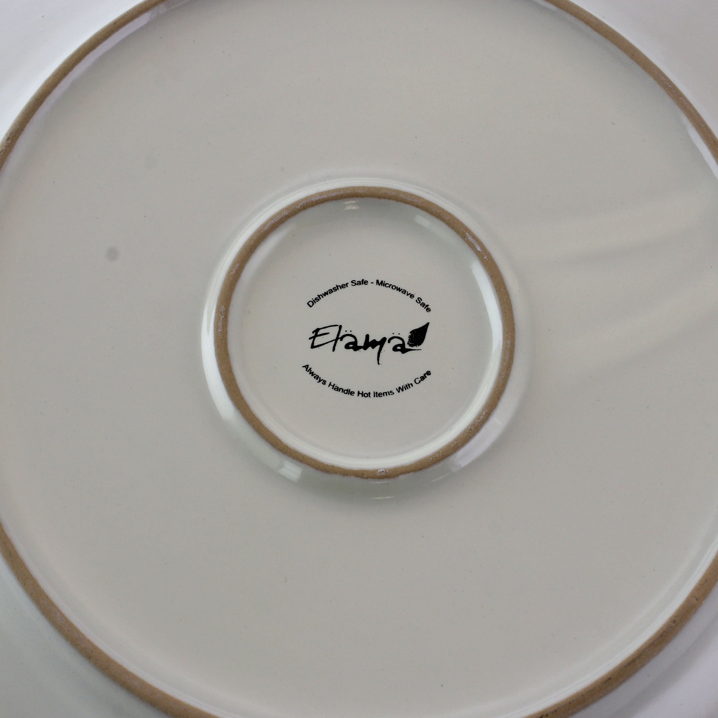 Elama Marketplace Favorites16pc Dinnerware Set in Embossed White