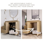 Eliza 72'' Freestanding Vanity with Double Sink