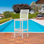 Emilio Wood Bar Table and Chair Dining Set