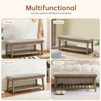 Entryway Shoe Bench Storage Bench Upholstered Bench