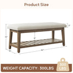 Entryway Shoe Bench Storage Bench Upholstered Bench
