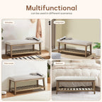 Entryway Shoe Bench Storage Bench Upholstered Bench