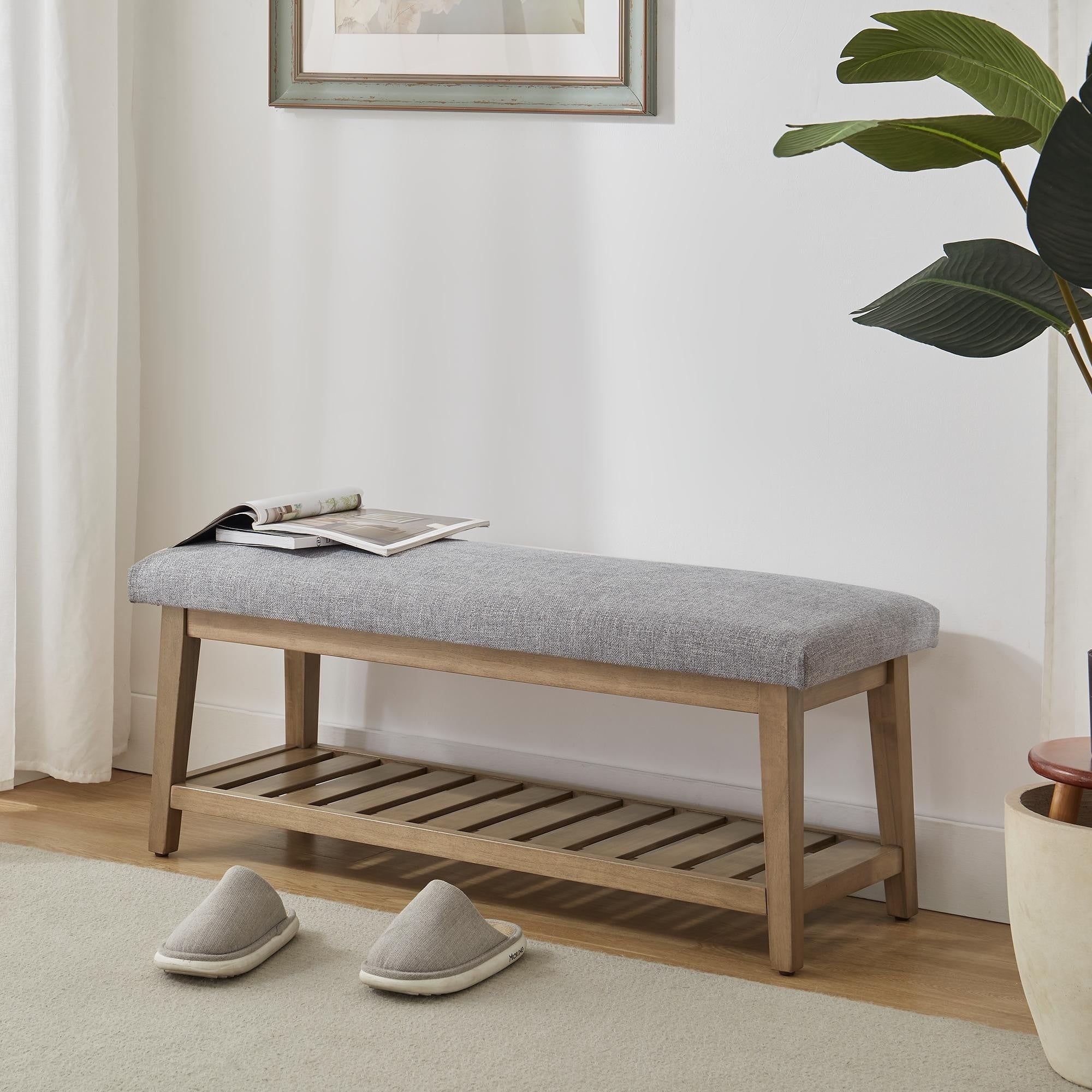 Entryway Shoe Bench Storage Bench Upholstered Bench
