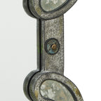 Fantina Antique Silver Paned Wall Mirror by iNSPIRE Q Classic