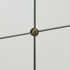 Fantina Antique Silver Paned Wall Mirror by iNSPIRE Q Classic