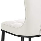Faux Leather Upholstered Dining Chairs Set of 2/4