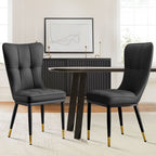 Faux Leather Upholstered Dining Chairs Set of 2/4