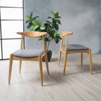 Francie Mid-Century Modern Dining Chairs (Set of 2) by Christopher Knight Home - 20.50 W x 20.25 L x 29.75 H