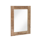 Carina Rustic Natural Solid Wood Wall Mirror by Furniture of America