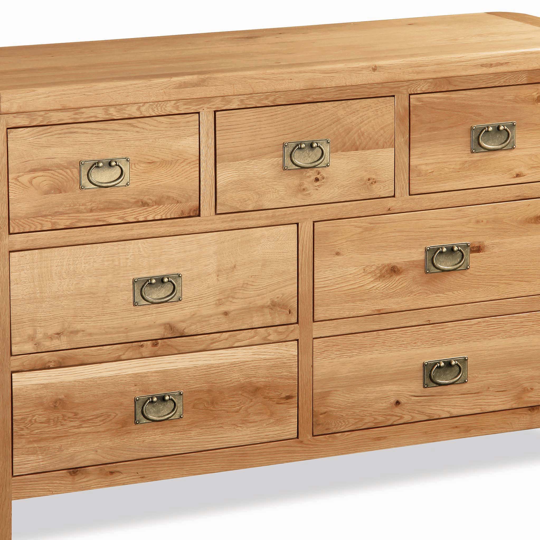 Commode Zelah Oak 3 tiroirs sur 4