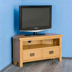 Meuble TV d'angle en chêne Surrey