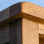 Grande bibliothèque en chêne de Surrey