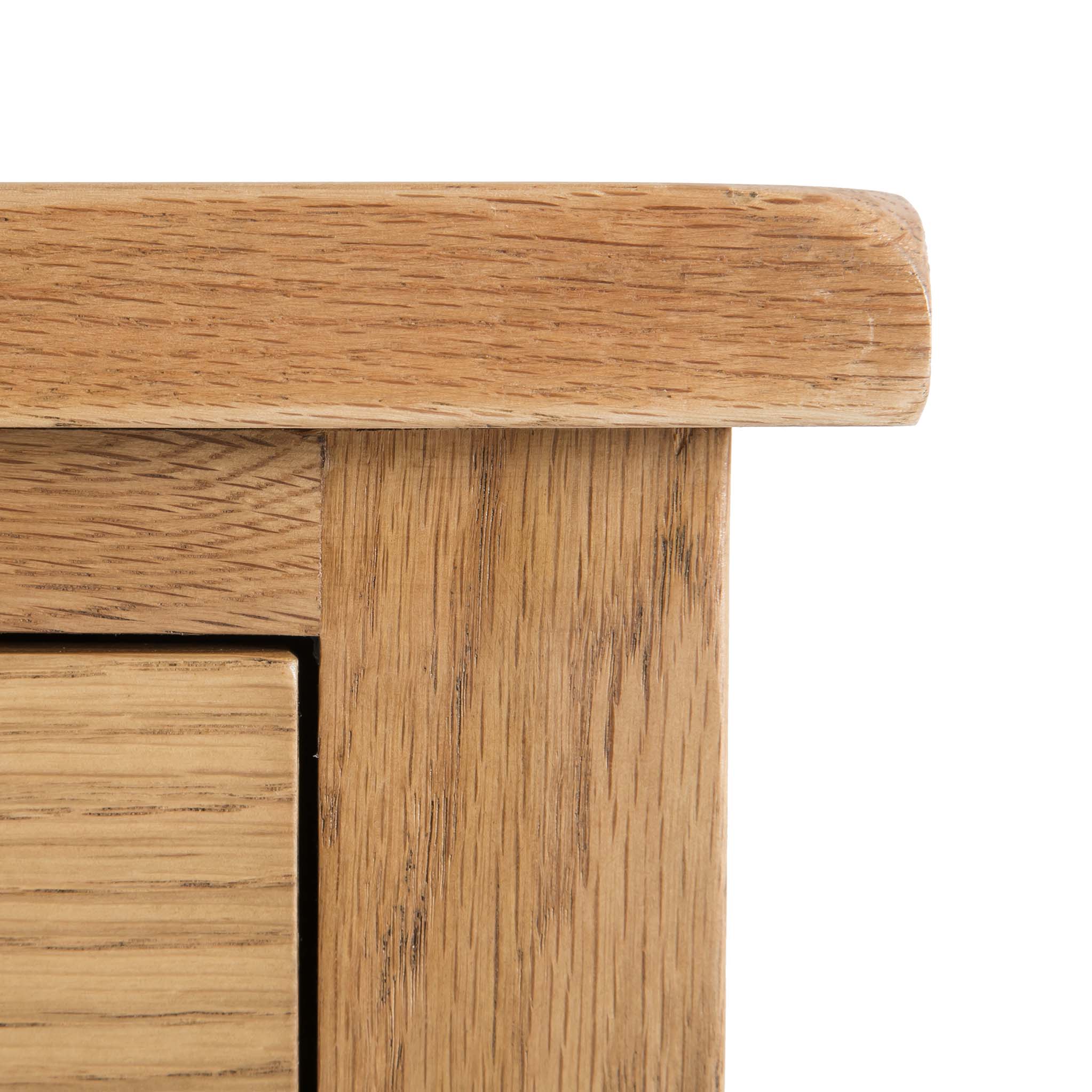 Commode haute à 5 tiroirs en chêne Surrey