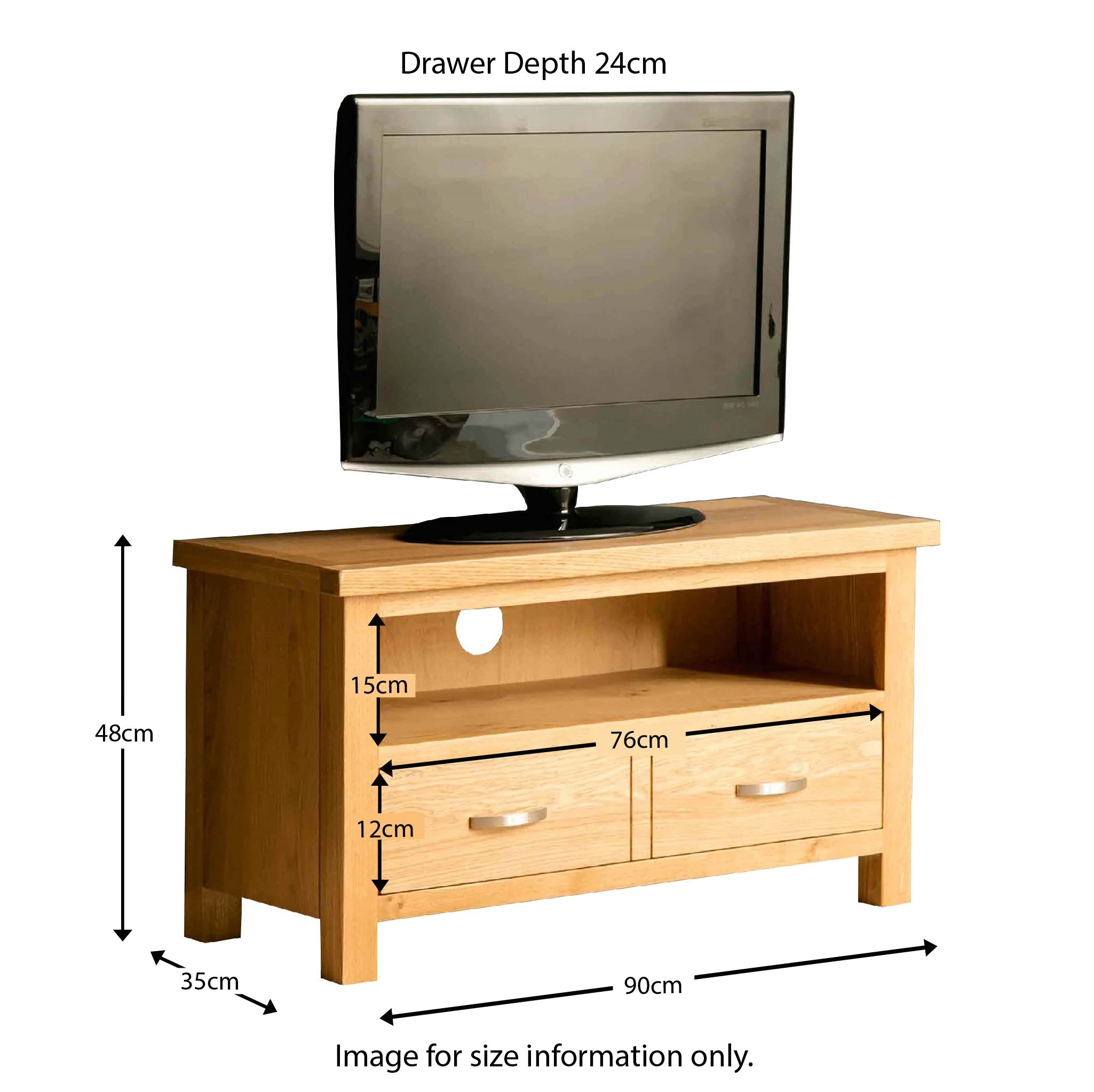 Meuble TV London Oak 90 cm