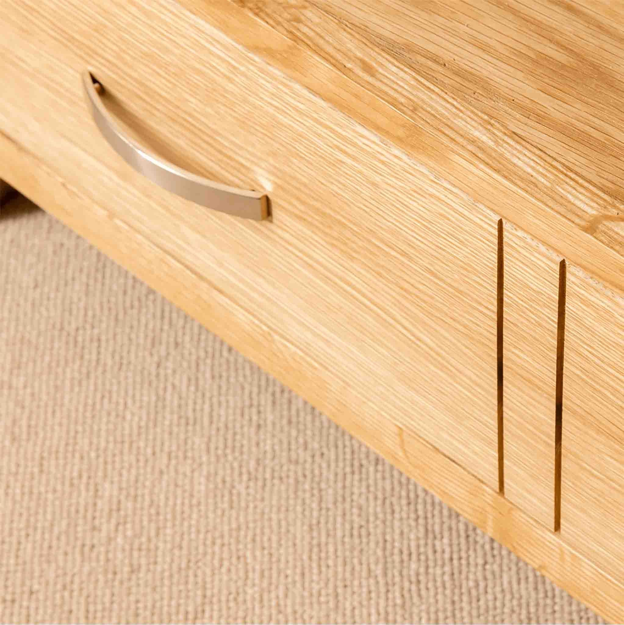 Meuble TV d'angle en chêne londonien