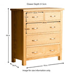 London Oak 2 sur 3 Chest