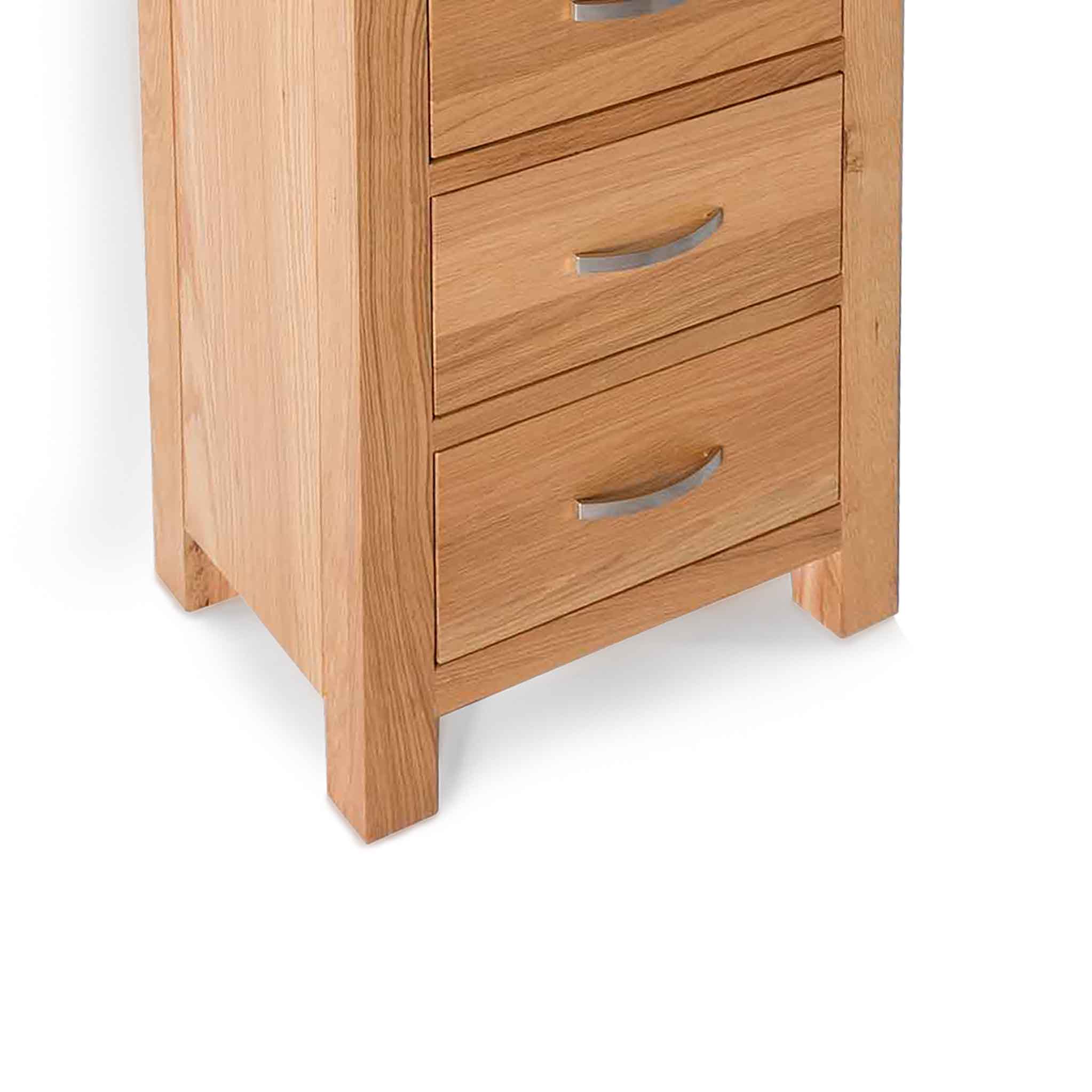 Commode haute London Oak à 5 tiroirs