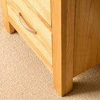 Commode haute London Oak à 5 tiroirs