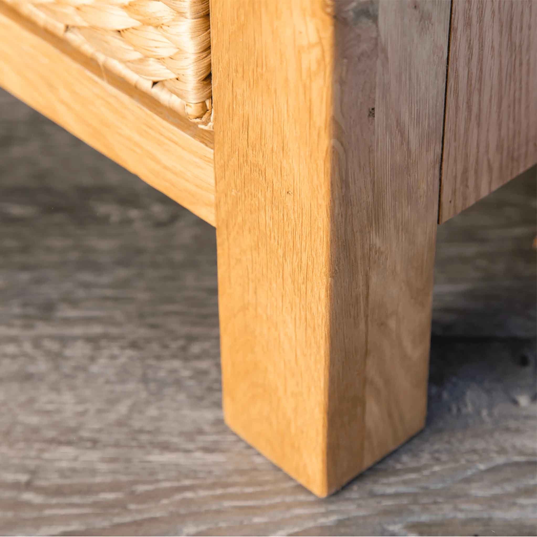 Meuble TV d'angle Surrey Oak avec paniers