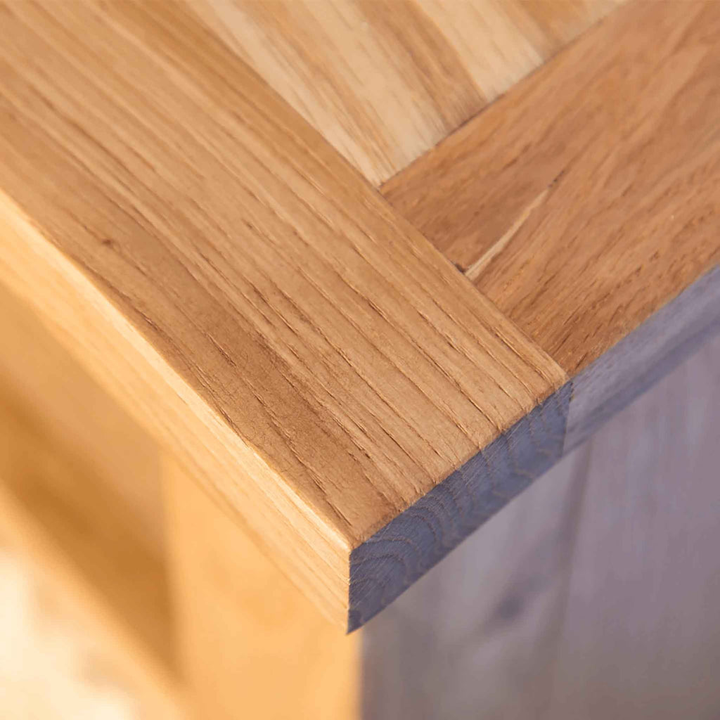 Meuble TV d'angle en chêne Surrey