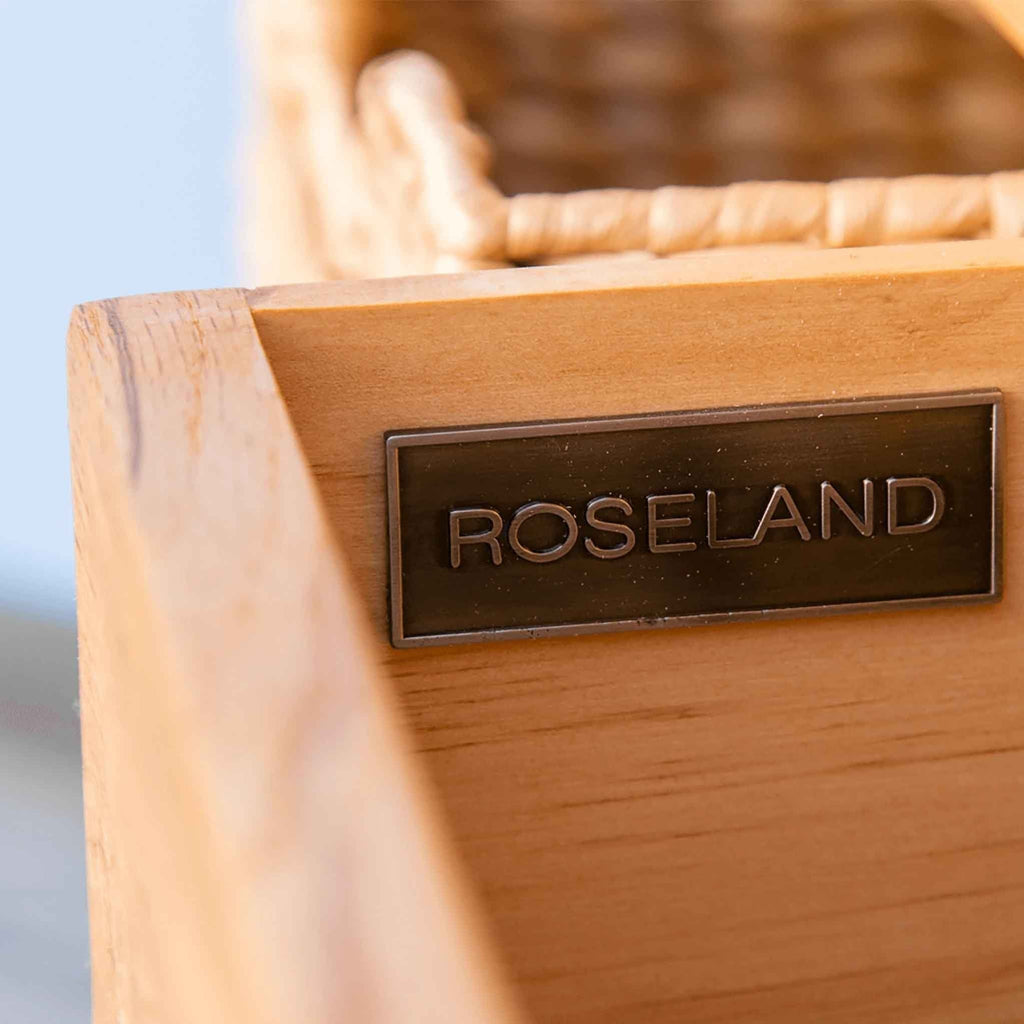 Meuble TV d'angle Surrey Oak avec paniers