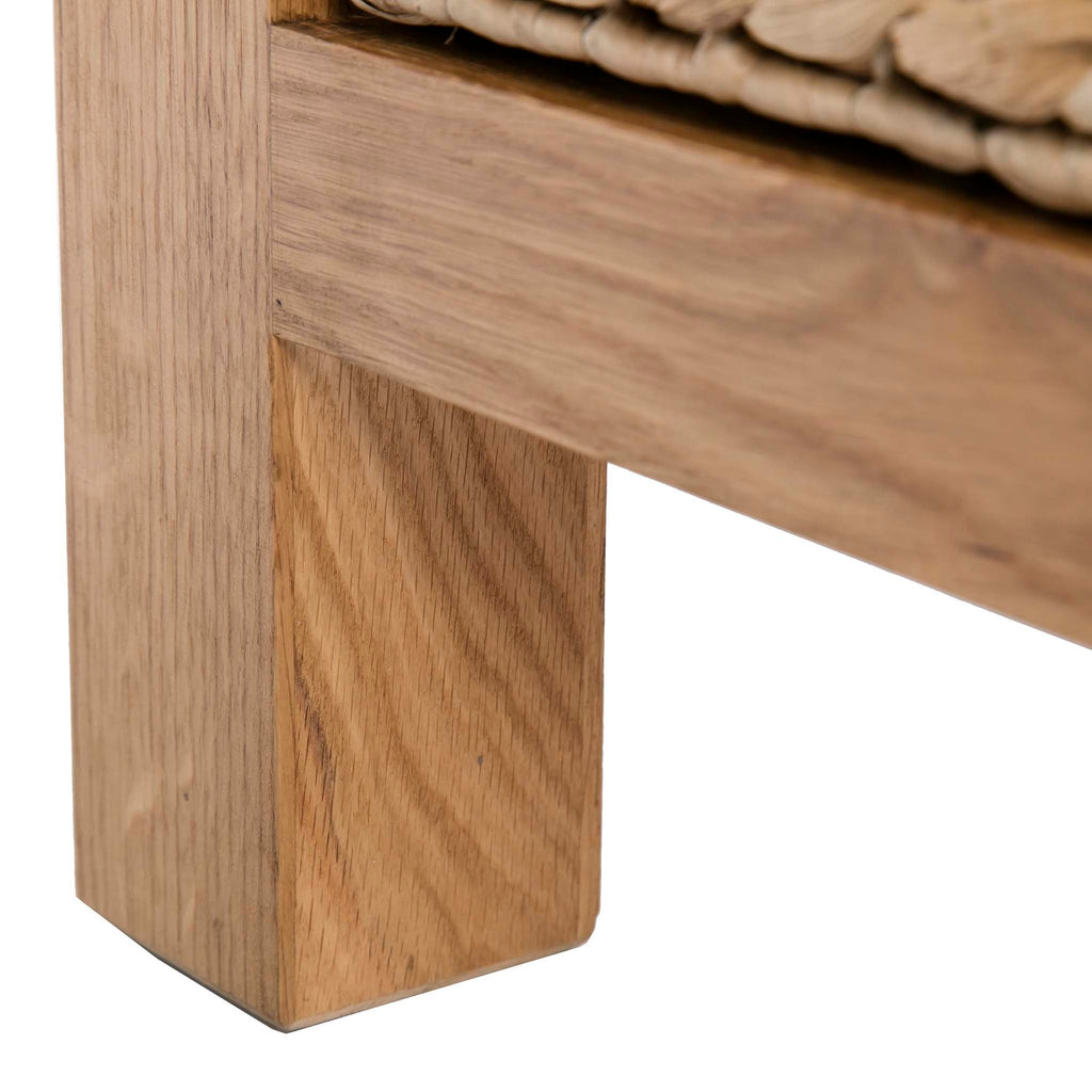 Banc d'entrée en chêne de Surrey avec paniers