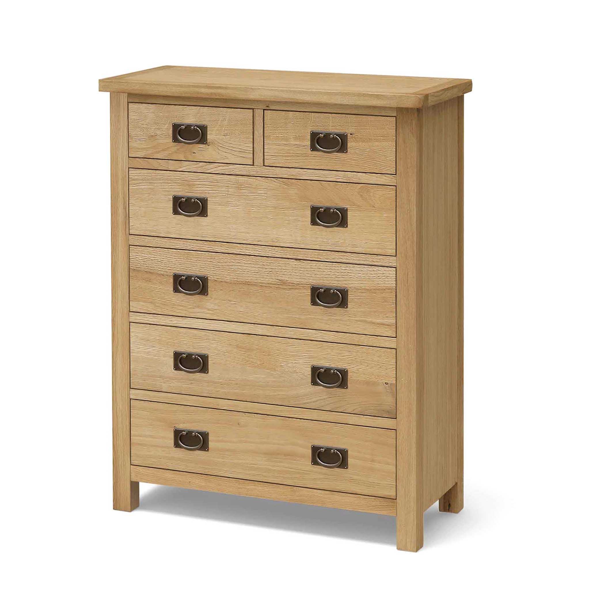 Commode Surrey Oak à 2 tiroirs et 4 tiroirs