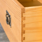 Commode à 5 tiroirs larges en chêne Surrey