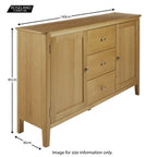 Buffet Alba Oak grand format