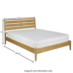 Cadre de lit en chêne Alba