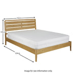 Cadre de lit en chêne Alba