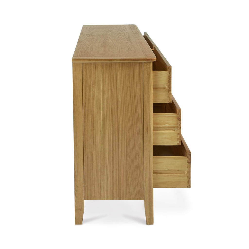 Commode Alba Oak à 6 tiroirs